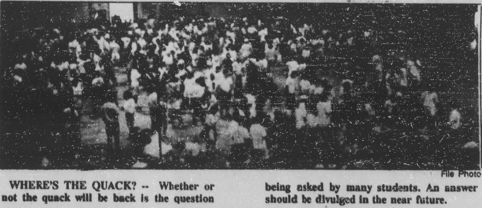 LC in History – Concerns and Solutions over Duckfest Discussed (February 13, 1990)